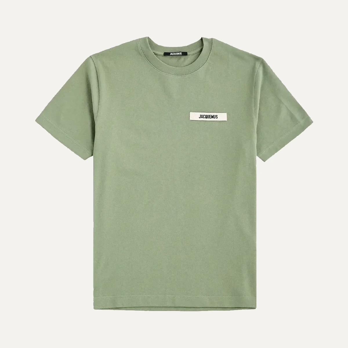 Jacquemus T-Shirt Le Gros Grain Kaki