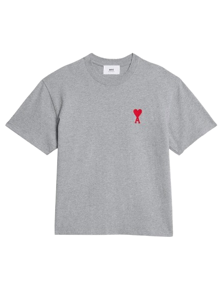 T-shirt Ami Paris Gris