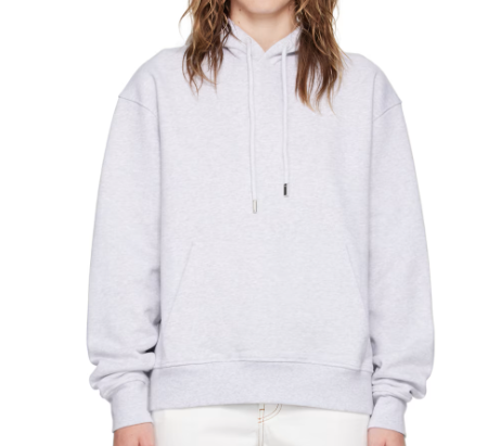 Sweat-shirt Jacquemus logo brodé bleu
