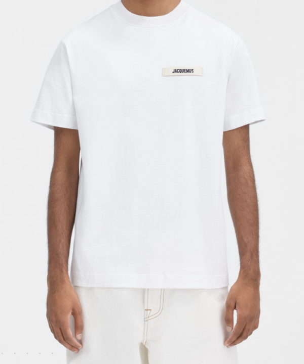 T-shirt Jacquemus gros grain blanc