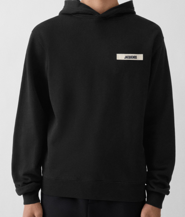 Hoodie Jacquemus gros grain Noir